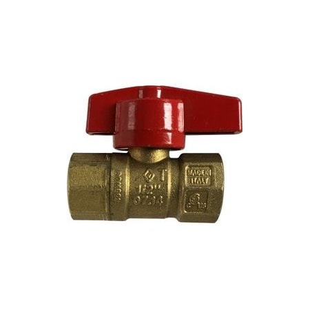 Gas Ball Valve, 34 Nominal, FIPS End Style, 400 Psi WOG Pressure, Large Port, Solid Chrome Plated